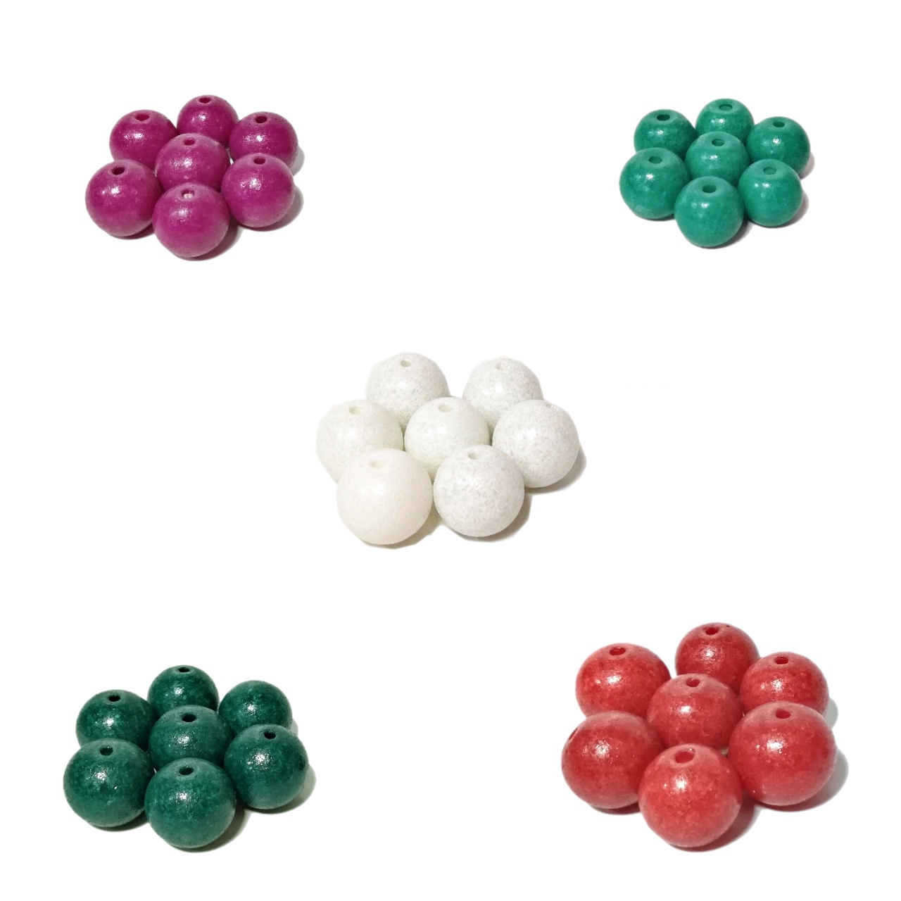 Margele din sticla rotunde 6mm